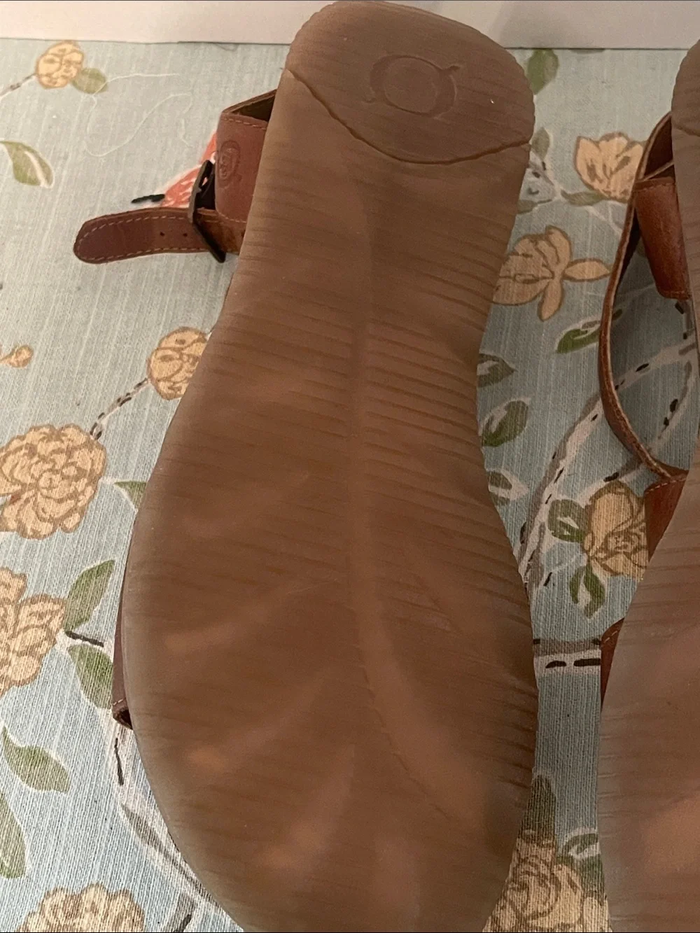 NWT Born Kailee Light Brown Leather Strappy Slingback Sandals